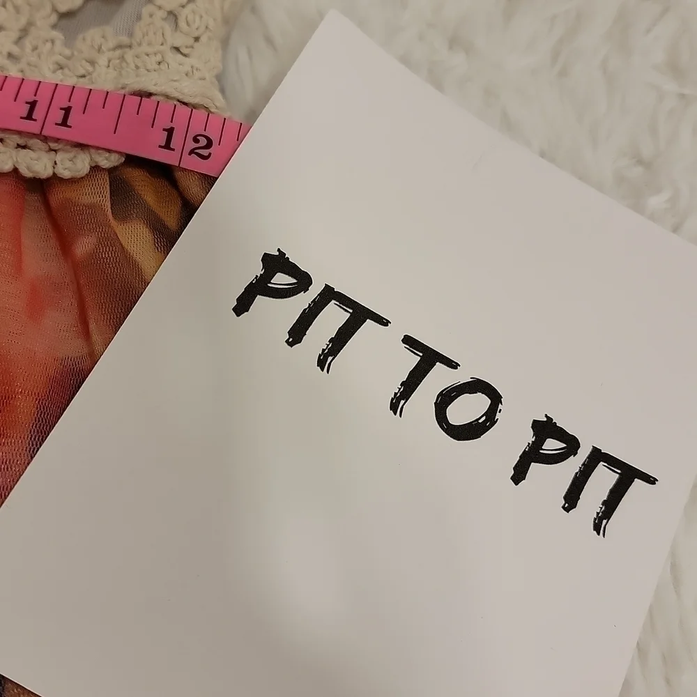 RUFFLED Crochet Multi-Color Dress S Small - Picture 10 of 13